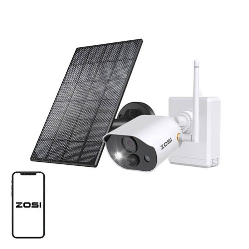 Kültéri IP kamera napelemmel ZOSI C306Pro WiFi 3MP IP66