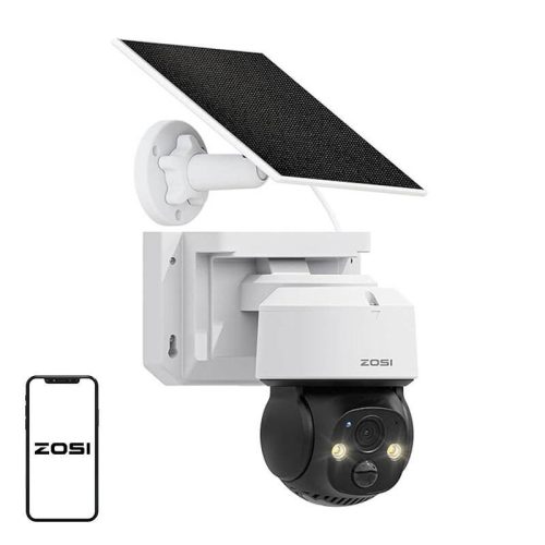 Kültéri IP kamera napelemmel ZOSI C2914 WiFi 4MP IP66
