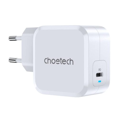 Choetech PD8007 PD 45W USB-C hálózati töltő, EU (fehér)