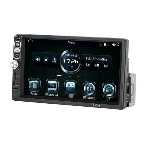 Autómonitor 7,0" Podofo A3061 Carplay&Android Auto