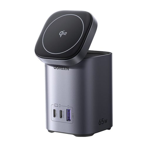 Asztali gyorstöltő 2in1 UGREEN X555 USB + 2x USB-C, 65W, GaN