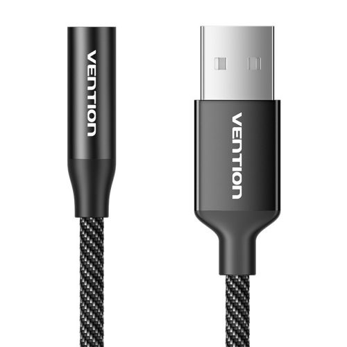 Egyportos USB külső hangkártya Vention Gome 1m (fekete)