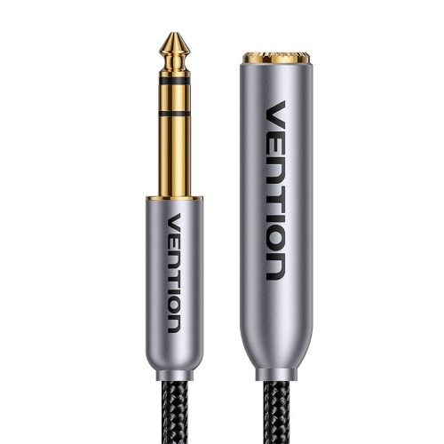 Audiokábel 6.35mm-es hím és nőstény Vention 1m