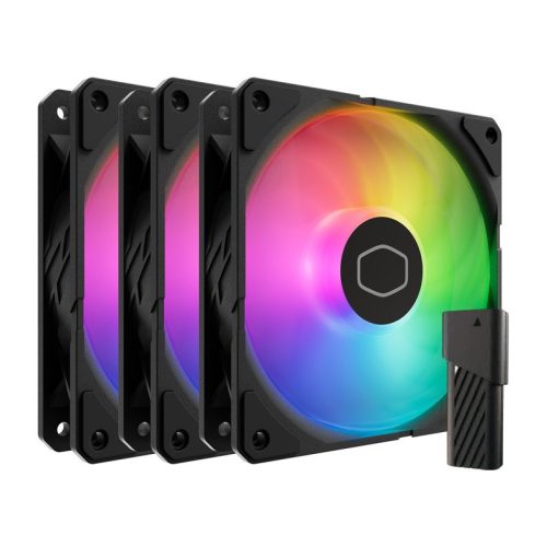Cooler Master SickleFlow Edge 120 ARGB 3 az 1-ben ventilátor (fekete)