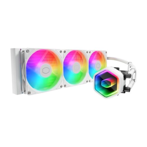 Cooler Master MasterLiquid 360 Core II ARGB vízhűtő (fehér)