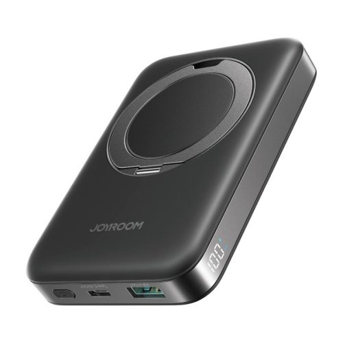 Joyroom mágneses vezeték nélküli powerbank JR-PBM12 22.5W fogantyúval (fekete)