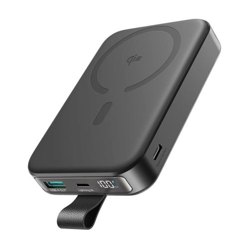 Joyroom mágneses vezeték nélküli power bank JR-PBM11 22.5W állvánnyal (fekete)