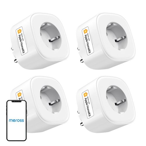 Meross MSS210HKQUA-EU (HomeKIt) intelligens aljzat (négyes csomag)