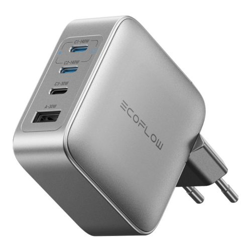 EcoFlow RAPID Pro 140W hálózati töltő, 3xUSB-C, 1xUSB-A, GaN
