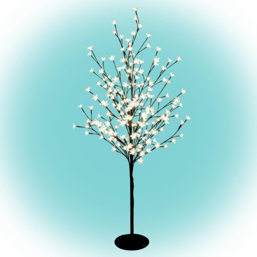 Home CBT 200 virágzó cseresznyefa, 200 db LED, IP44, lecsavarozható fém talp, kültéri