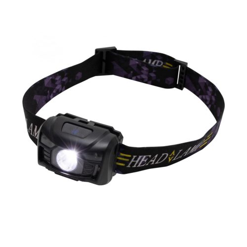Home HLP 7RP LED tölthető fejlámpa, 100 lm, PIR mozgásérzékelő, 5 funkció, 1200mAh
