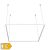 Home LMF 36/4500H álmennyezeti LED lámpatest, 595 x 595 mm, 36 W, 4500 lm, 4000 K