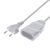Home NV 12-5/WH EURO kéteres hosszabbító, 5 m, H03VVH2-F 2x0,75 mm2 kábel, 250V~/2,5A/max.575W, fehér színű