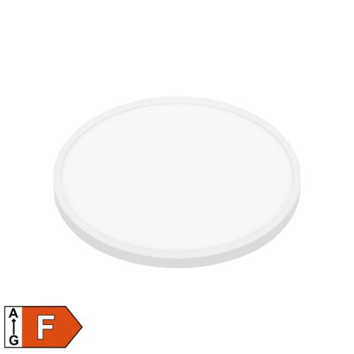 LED-es fali/mennyezeti lámpa, kör, 24 W, 3 színhőm, 3 fényerő, fehér
