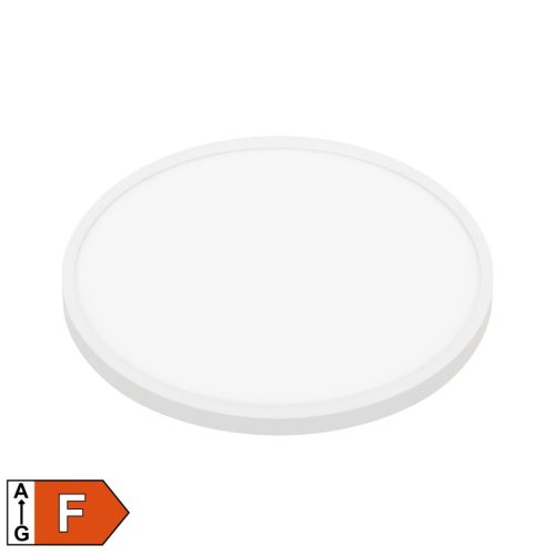 LED-es fali/mennyezeti lámpa, kör, 32 W, 3 színhőm, 3 fényerő, fehér