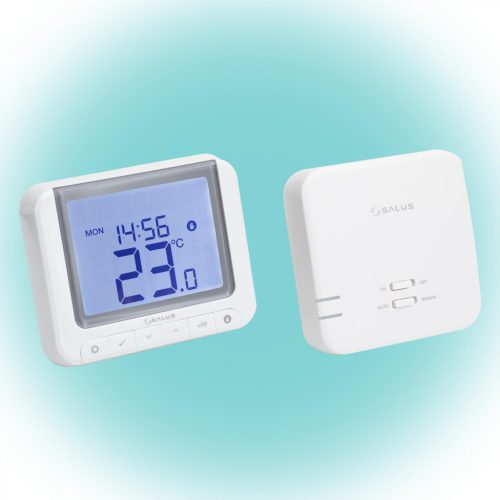 SALUS RT520RF vezeték nélküli szobatermosztát, Opentherm csatlakozó, kontaktus kimenet