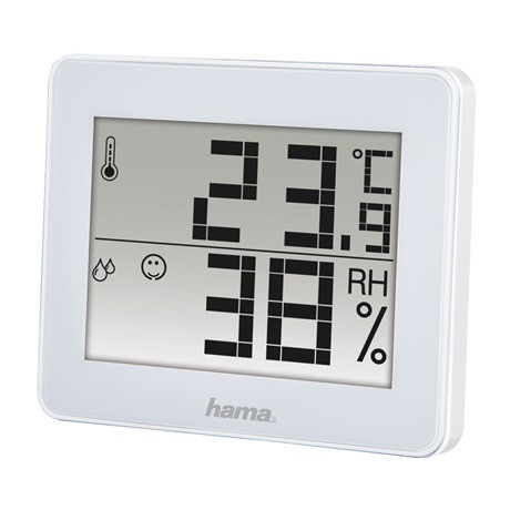 Hama HŐ ÉS PÁRATARTALOM MÉRŐ "TH-130", FEHÉR 00186360
