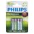 Philips ELEM TÖLTHETŐ AAA 1000 mAh 4-BLISZTER (READY TO USE) R03B4RTU10/10