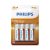 Philips ELEM LONGLIFE AA 4-BLISZTER R6L4B/10