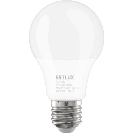 Retlux LED IZZÓ A60 E27 7W DL RLL 402