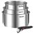 Tefal EDÉNYSZETT INGENIO EMOTION 4 RÉSZES L8964S44