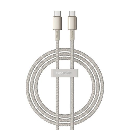 Kábel USB-C do USB-C Baseus Tungsten Gold, 100W, 1m (złoty)